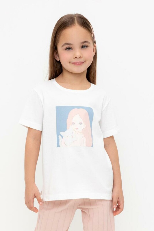 фуфайка (футболка) для дев